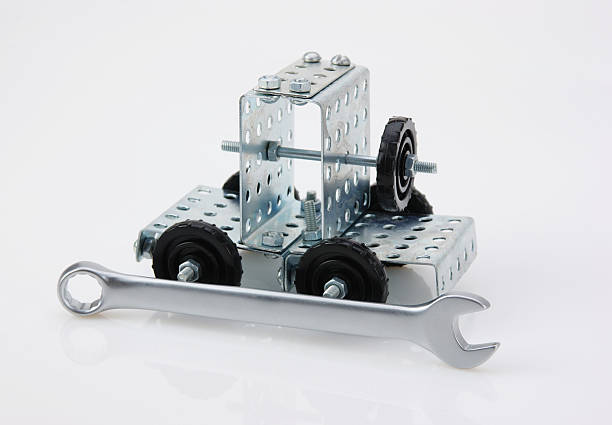 istock truck tractor toy - metal kit for construction 505532659