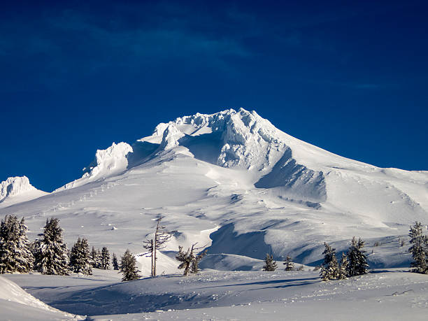 istock Mount Hood Oregon Timberline Ski Resort Upper Area Blue Sky 505534024