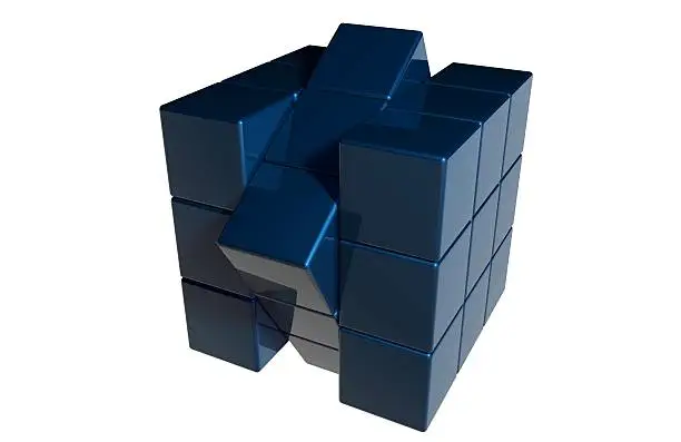blue magic cube