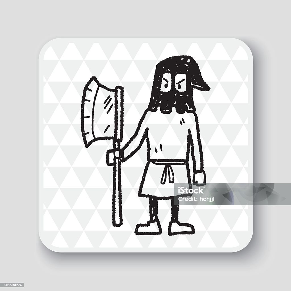 Executioner Simple Drawing Executioner People Doodle Stock Illustration - Download Image Now ...