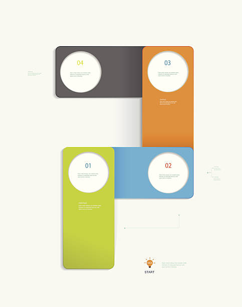 Tutorial Infographic Template 460+ Infographic Arrow Step By Step Tutorial Stock Illustrations ...