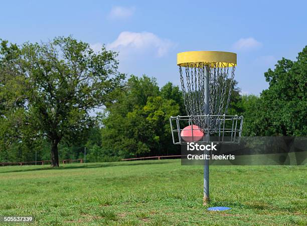 Disc Golf Basket Stock Photo - Download Image Now - Disc Golf, Basket, Basketball Hoop
