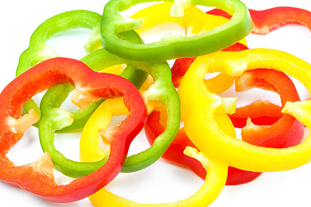 istock Slice Bell Pepper. Raw food 505537567