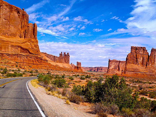 istock Drive into Arches National Park 505546995