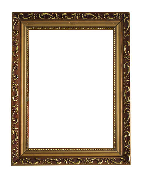 istock vintage frame isolated on the white background 505547467