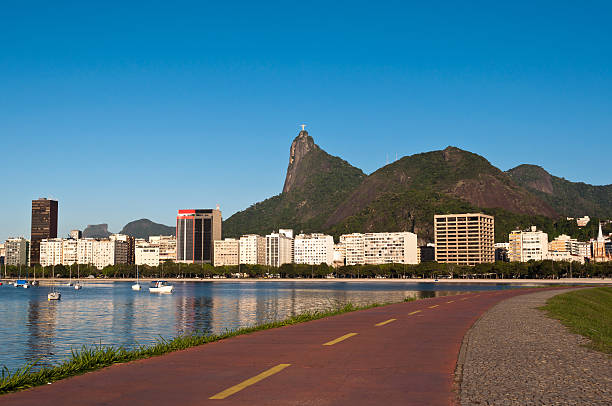 リオデジャネイロの街並み、コルコヴァード - guanabara bay ストックフォトと画像