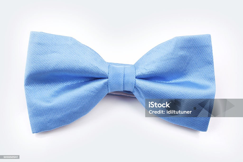 blue bow tie Necktie Stock Photo