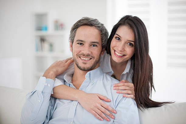 istock Couple at home relaxing in sofa 505550595