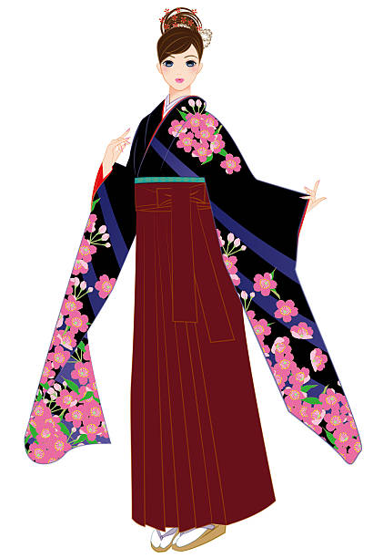 istock Full dress, graduation ceremony, kimono, Hakamasugata, Japan, 505550907