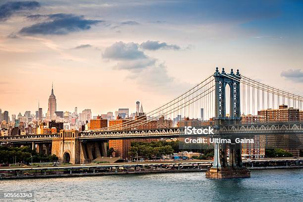 Manhattan Bridge Stockfoto und mehr Bilder von Manhattan-Brücke - Manhattan-Brücke, Bundesstaat New York, New York City