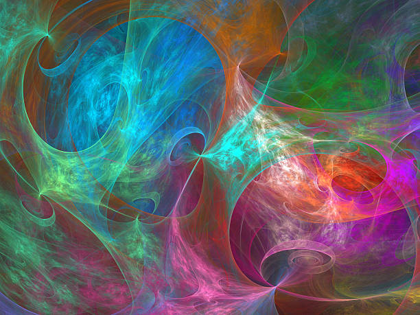 istock Digital Fractal on Black 505564625