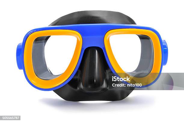 Diving Mask Stock Photo - Download Image Now - Scuba Mask, White Background, Horizontal