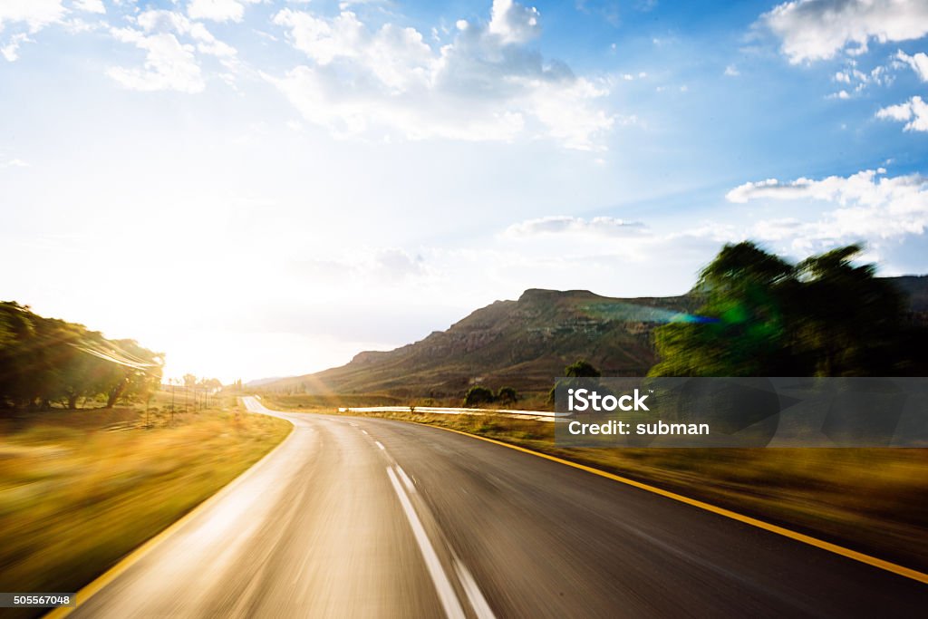 Viaje por carretera - Foto de stock de Vía libre de derechos