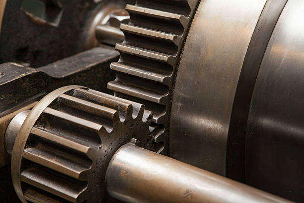 istock Industry Gear Machine Cog, business cooperation, teamwork and time concept 505567193