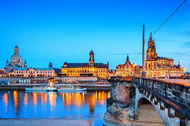 istock Dresden historical center at twilight 505567525