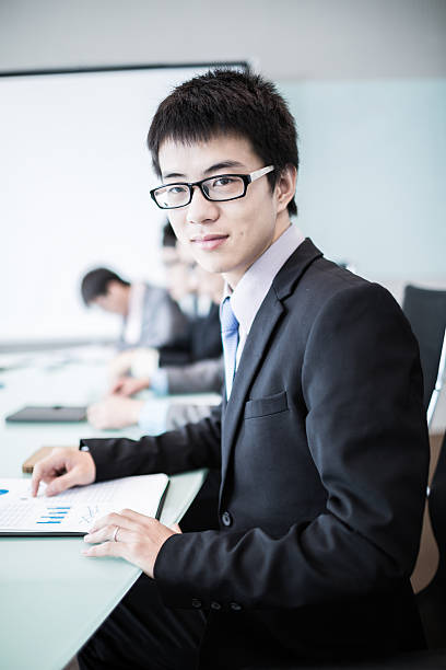 istock Businessman smiling at the camera 505568375