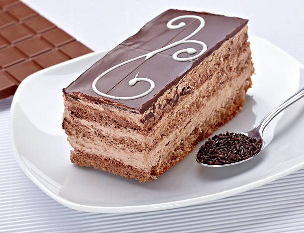 istock cream chocolate cake sweet food 505568623