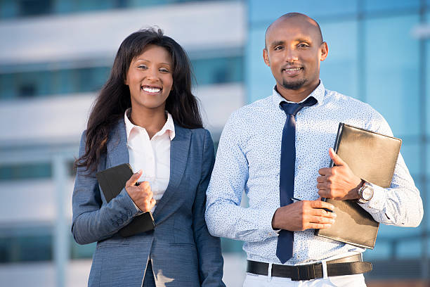 istock Business associate outdoors. 505569602