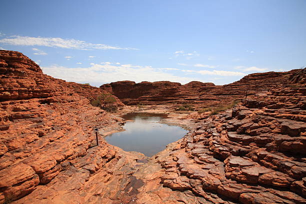 krajobraz kings canyon - alice springs australian culture desert kings canyon zdjęcia i obrazy z banku zdjęć