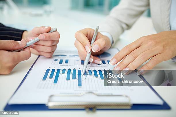 Financial Analysis Stock Photo - Download Image Now - Asking, Ballpoint Pen, Business