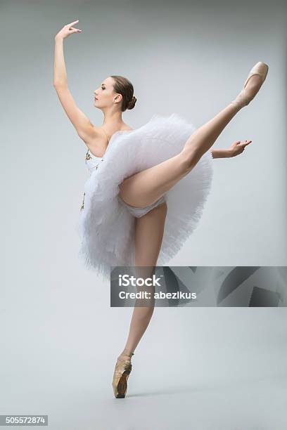 Ballerina In The Studio Stock Photo - Download Image Now - Ballet, Ballet Dancer, Photography