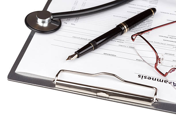 istock anamnesis form on the clipboard 505574748