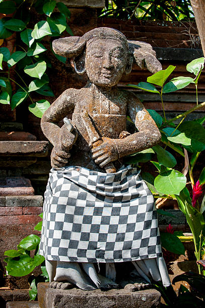 Wooden carved puppet.