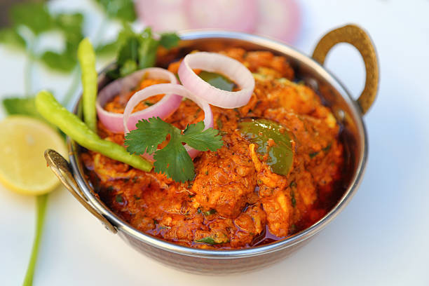 istock Butter chicken curry or Indian style cottage cheese curry 505575984