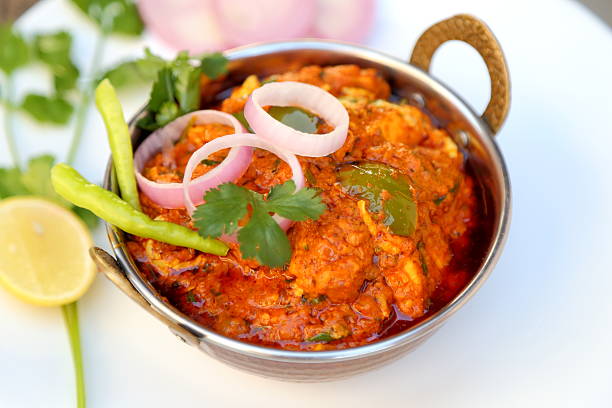 istock Butter chicken curry or Indian style cottage cheese curry 505576300