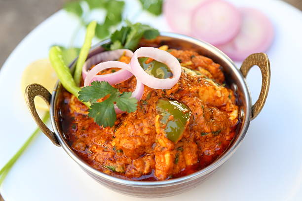 istock Butter chicken curry or Indian style cottage cheese curry 505576468