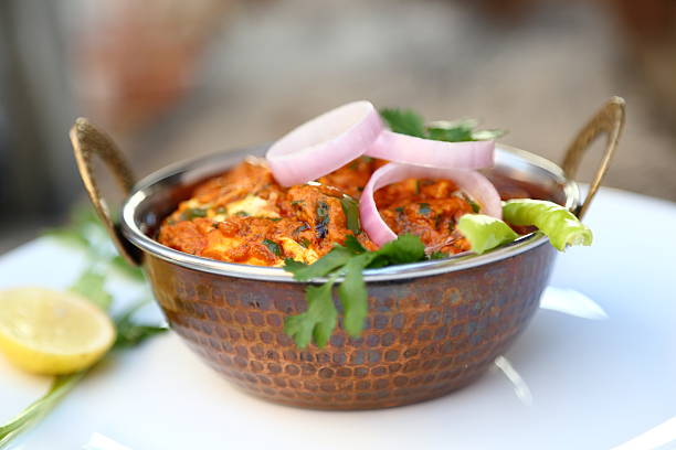 istock Butter chicken curry or Indian style cottage cheese curry 505577216