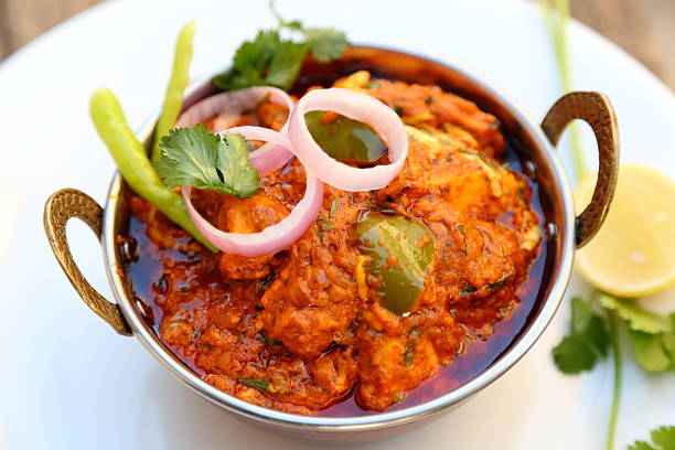 istock Butter chicken curry or Indian style cottage cheese curry 505577410