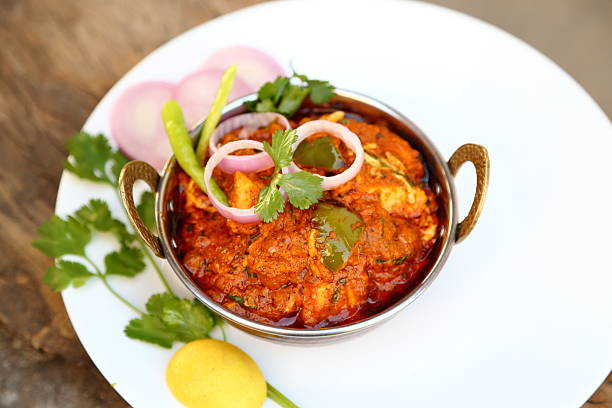 istock Butter chicken curry or Indian style cottage cheese curry 505578390