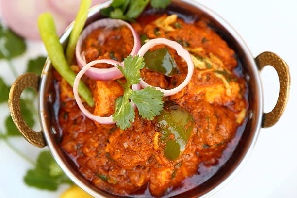 istock Butter chicken curry or Indian style cottage cheese curry 505578590