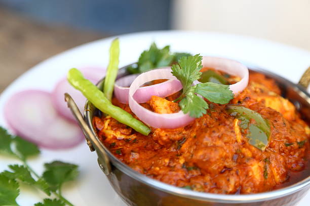 istock Butter chicken curry or Indian style cottage cheese curry 505579058