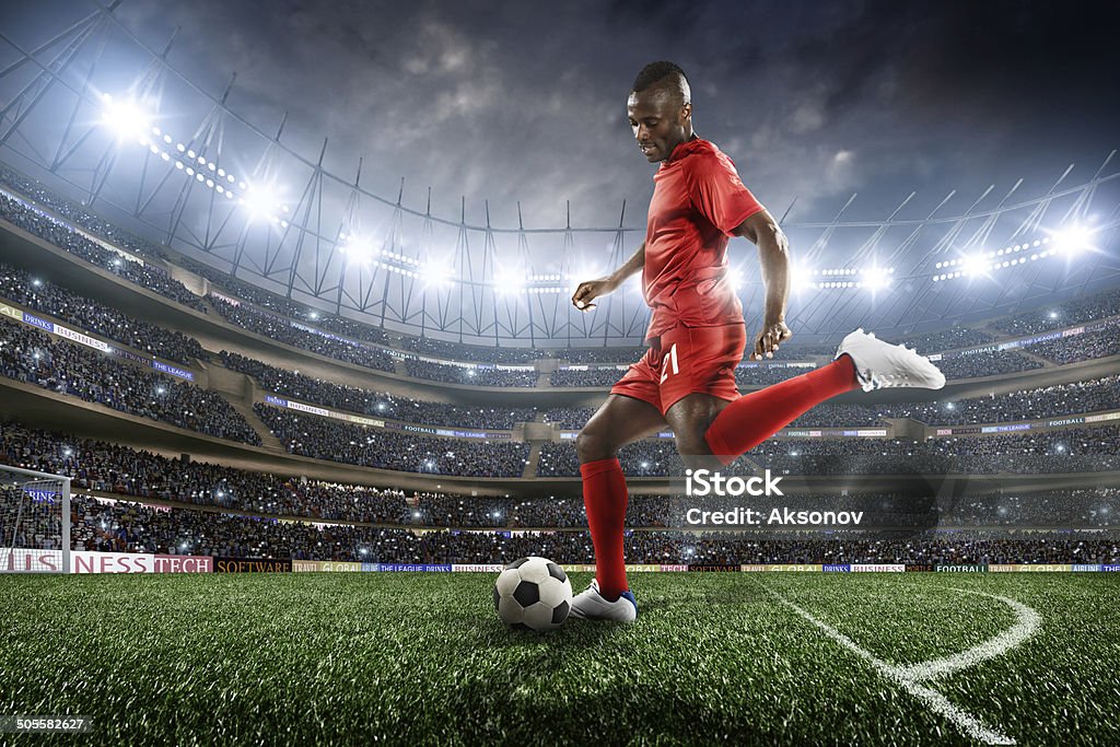 Football player - 로열티 프리 20-29세 스톡 사진