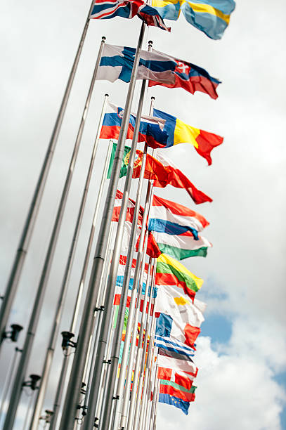 istock European Union Parliament all countries flags 505583301