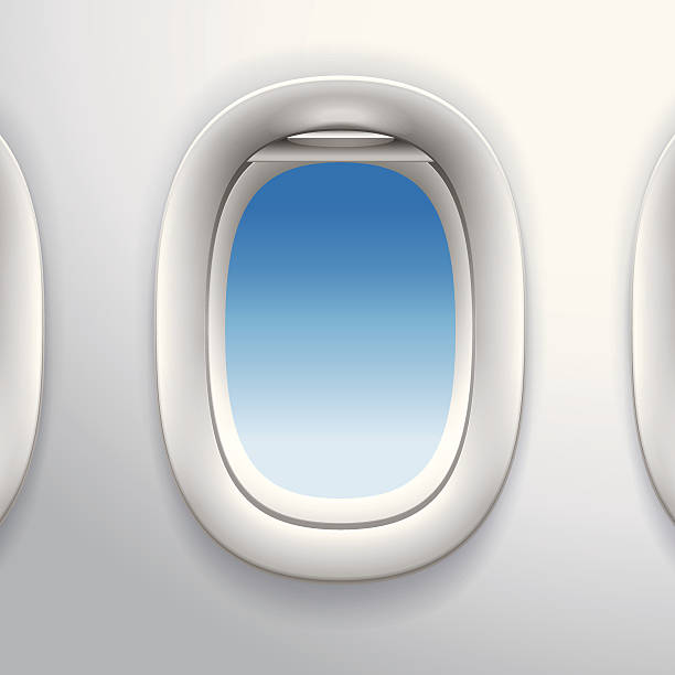 Aircraft Windows,airplane windows Aircraft Windows,airplane windows looking through window stock illustrations