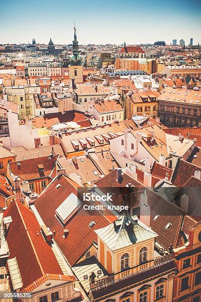 Widok Na Hall Wieża W Pradze - zdjęcia stockowe i więcej obrazów Praga - Praga, Bez ludzi, Część serii