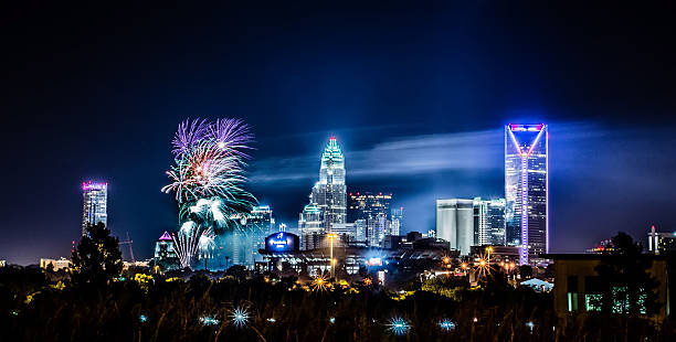 istock 4th of july firework over charlotte skyline 505586271
