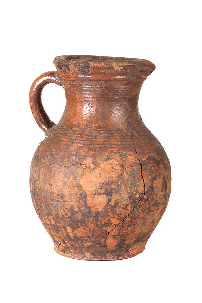 istock old vessel with a crack isolated on white background 505589535