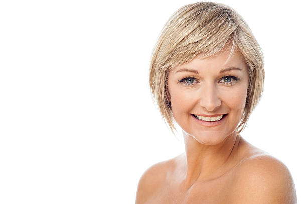 istock Smiling woman ready for make-up 505589789
