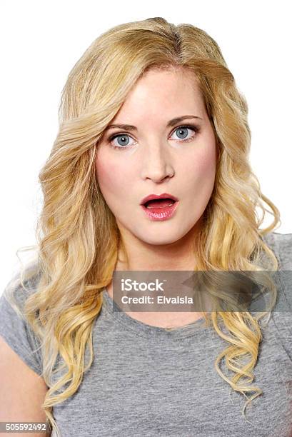 Amazed Woman Stock Photo - Download Image Now - Adult, Adults Only, Asking