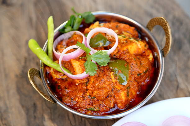 istock Butter chicken curry or Indian style cottage cheese curry 505592552