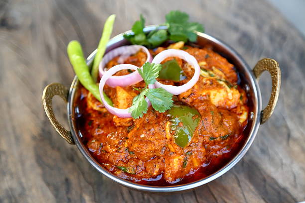 istock Butter chicken curry or Indian style cottage cheese curry 505592722