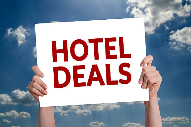 istock Hotel Deals Card with Cloud Background 505593180