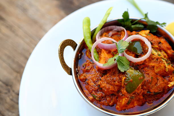 istock Butter chicken curry or Indian style cottage cheese curry 505594676