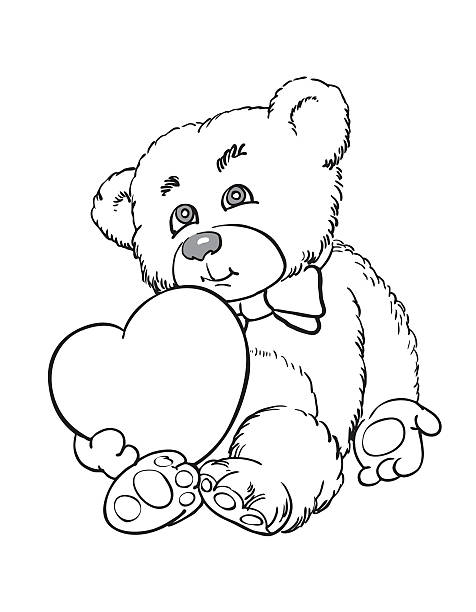 20+ Big Fluffy Teddy Bear Drawing Stock Illustrations, Royalty-Free ...