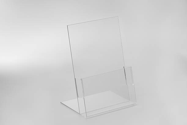 istock Acrylic card holder for events. 505598545