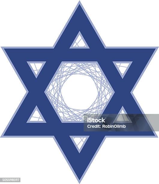 Star Of David Icons Stock Illustration - Download Image Now - Abstract, Blue, Celebration